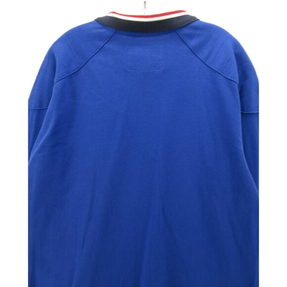 Regatta Polo Rugby Shirt Medium Cuffys Cape Cod Nautical Elbow Patches - Picture 10 of 13